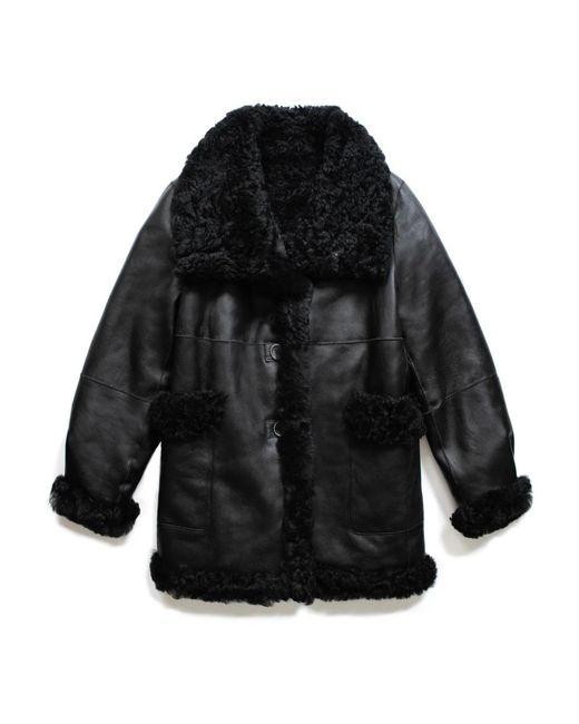 Just things we like Black Faux Fur & Shearling Jackets