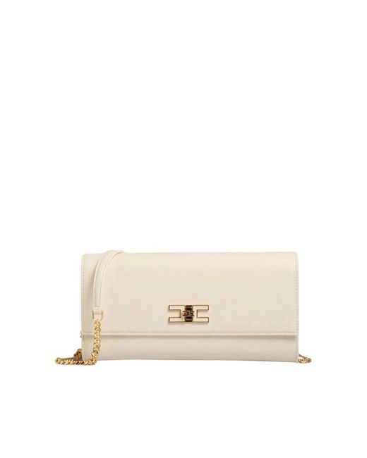 Elisabetta Franchi Natural Shoulder Bags