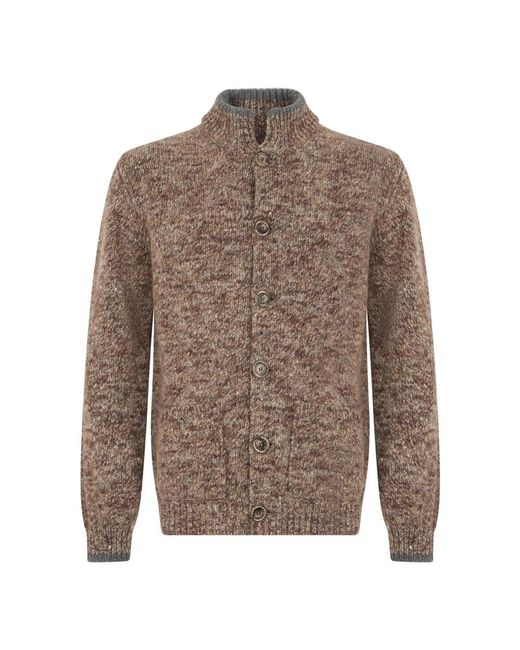 Cardigans Fedeli pour homme en coloris Brown