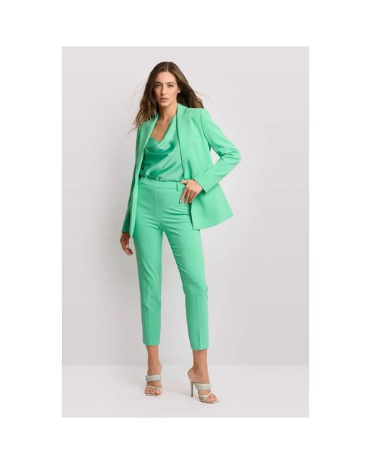 Kocca Broeken ,Groen ,Stijlvolle, Heldere, Slank Gesneden Broek in het Green
