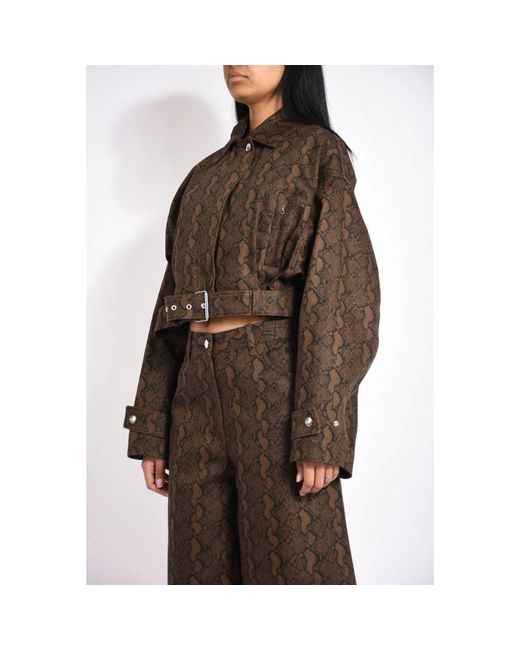 Light Jackets di MSGM in Brown