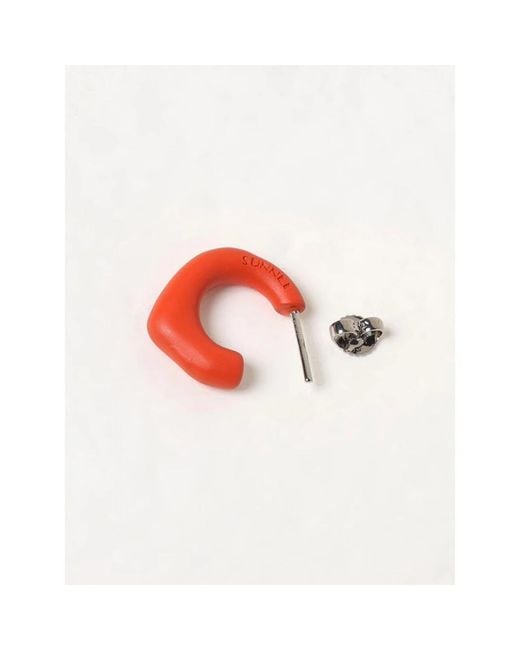 Earrings Sunnei de color Red