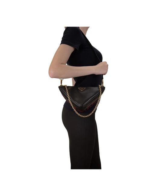 Prada Black Cross Body Bags