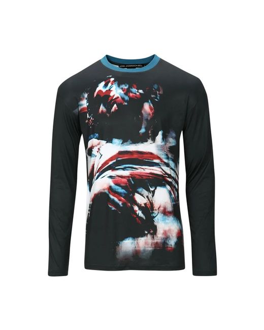 ANDERSSON BELL Black Long Sleeve Tops for men