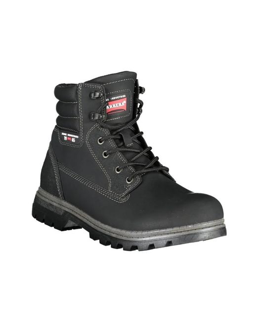 Carrera Black Lace-Up Boots for men