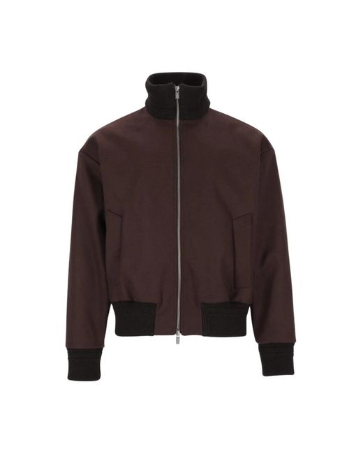Barena Brown Bomber Jackets for men