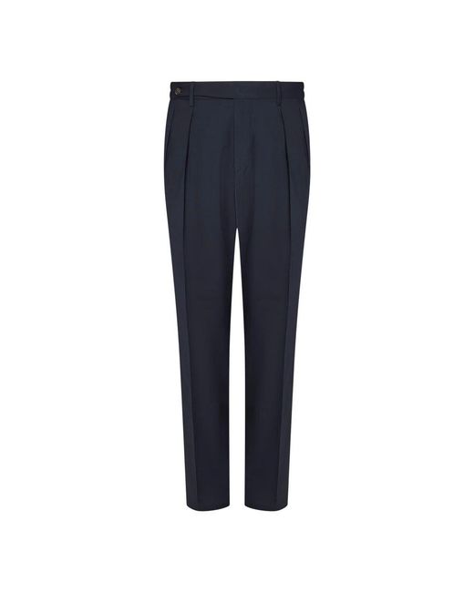 Boglioli Blaue Stretch-Wollhose Ss25 in Blue für Herren