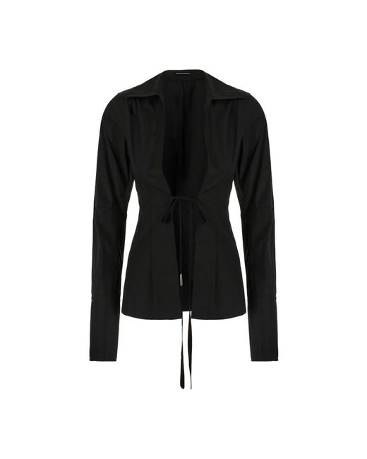 Ann Demeulemeester Black Shirts