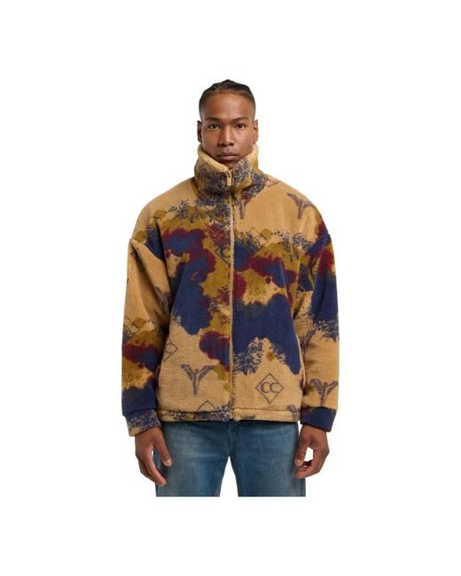 carlo colucci Blue Faux Fur & Shearling Jackets for men