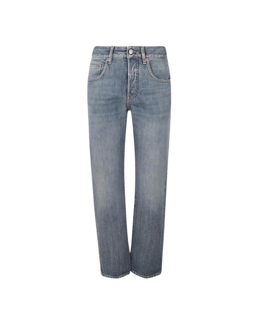 MM6 by Maison Margiela Blue Straight Jeans