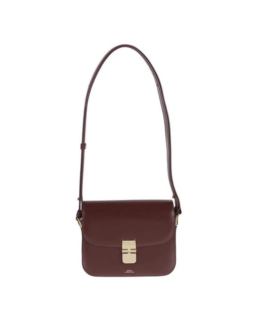 A.P.C. Brown Cross Body Bags