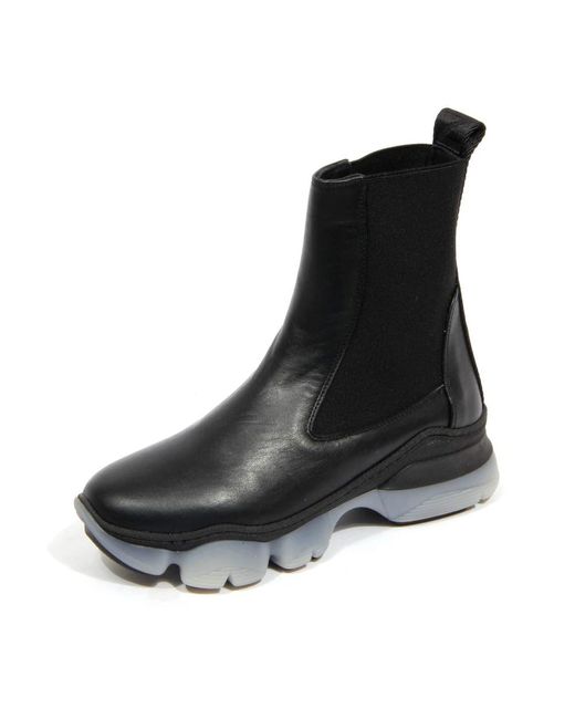Borbonese Black Chelsea Boots