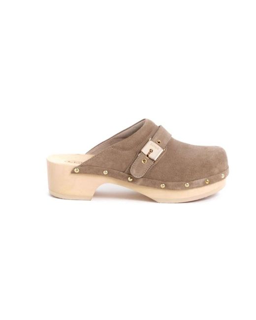 Clogs Scholl en coloris Natural