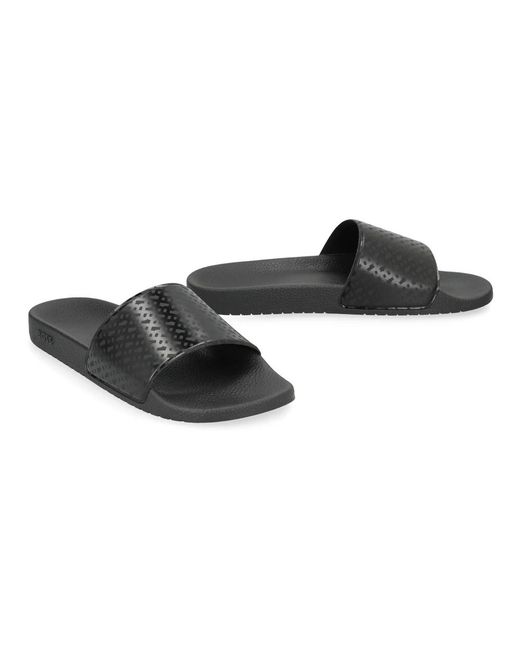 HUGO Black Sliders for men