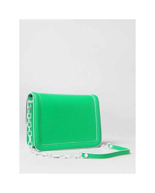 Chiara Ferragni Green Eye Logo Crossbody Tasche