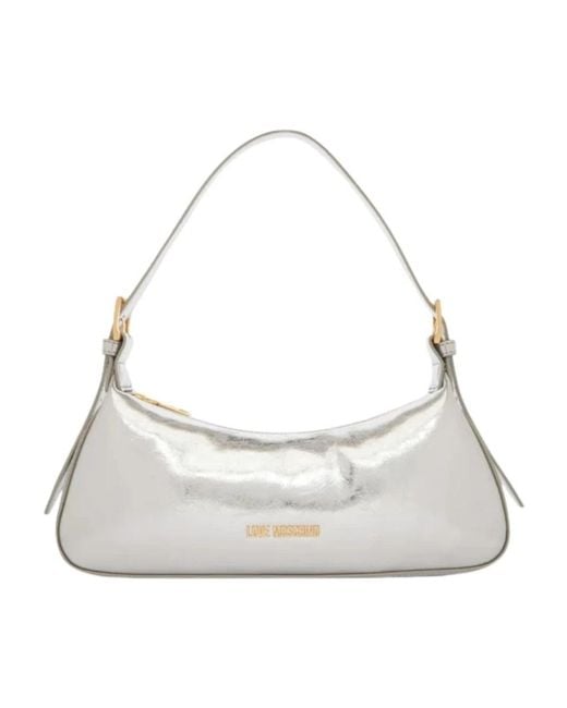 Love Moschino Gray Shoulder Bags