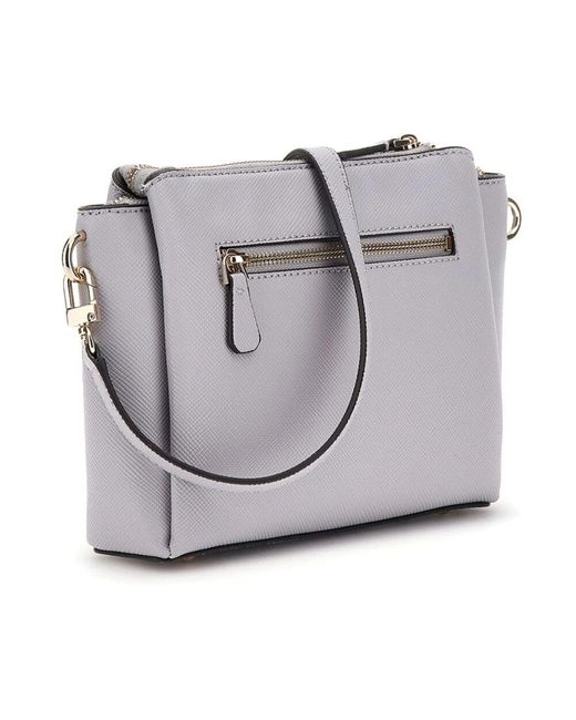 Guess Gray Lavendelgraue umhängetasche handtasche
