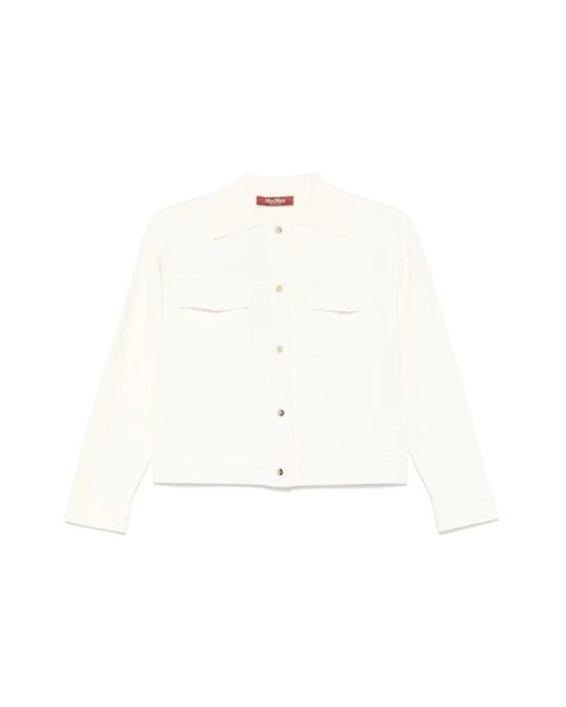 Max Mara White Cardigans