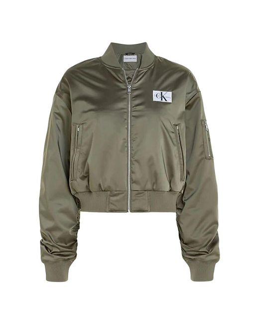 Calvin Klein Green Stylische Bomberjacke