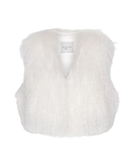 Vests Envelope en coloris White