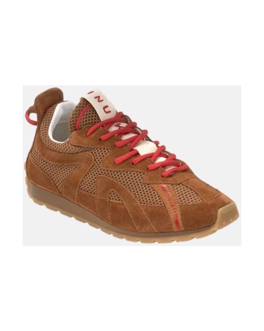 Inuikii Brown Sneakers for men