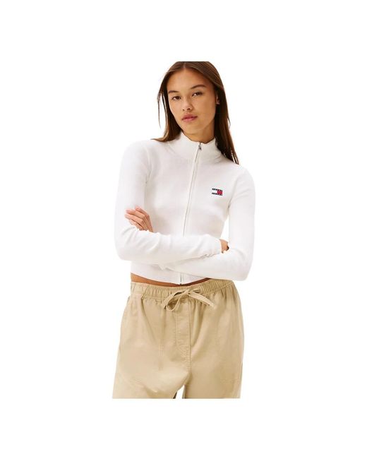 Tommy Hilfiger White Cardigans