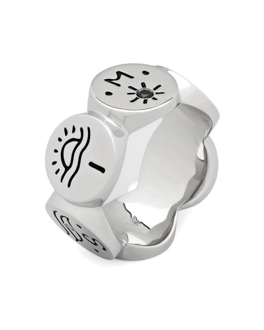 Tom Wood White Rings for men