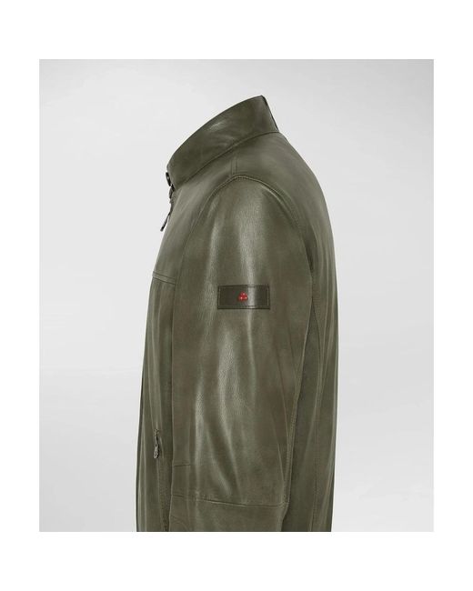 Leather Jackets Peuterey de hombre de color Green