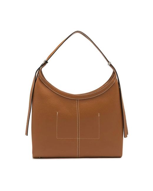 Gianni Chiarini Brown Caramello Grüne Lederhandtasche