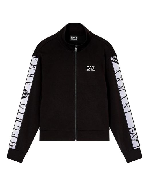 EA7 Dynamic Athlete Zip Sweatshirt in het Black
