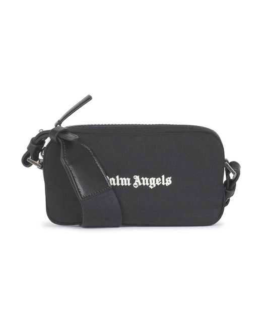 Palm Angels Black Cross Body Bags for men