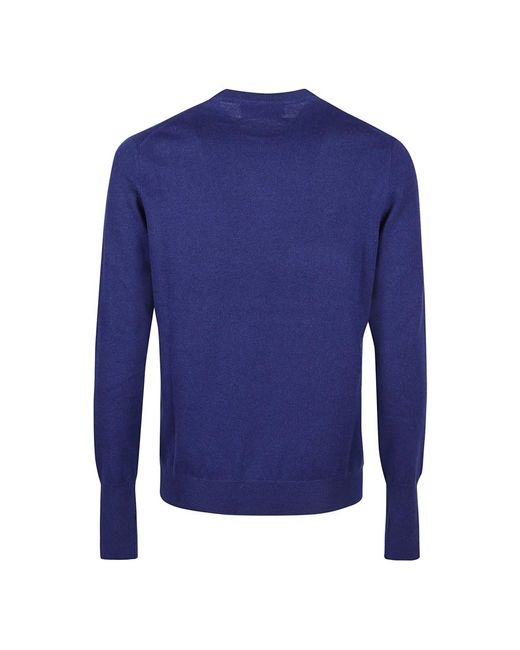 Ballantyne Blue Round-Neck Knitwear for men