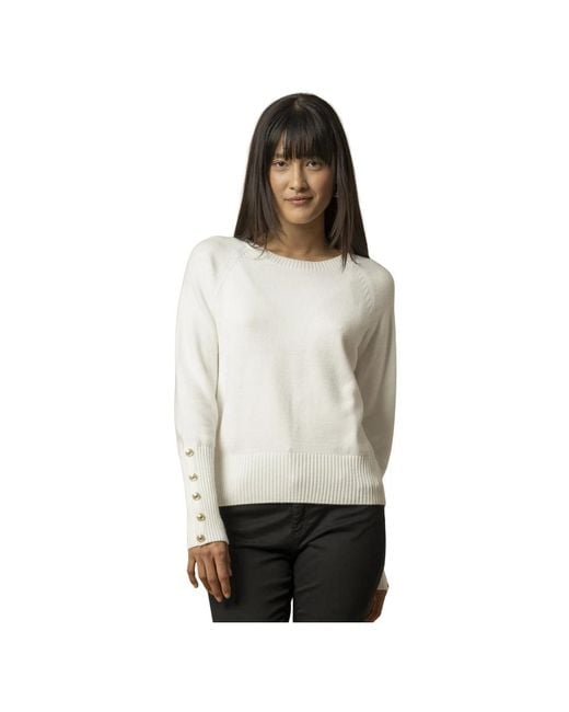 Round-Neck Knitwear Kocca en coloris White