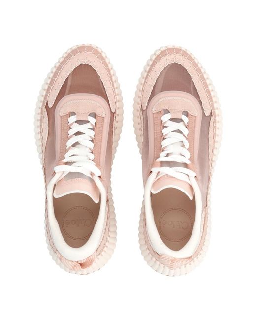 Chloé Pink Sneakers
