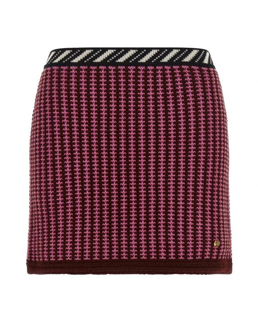 Versace Red Short Skirts