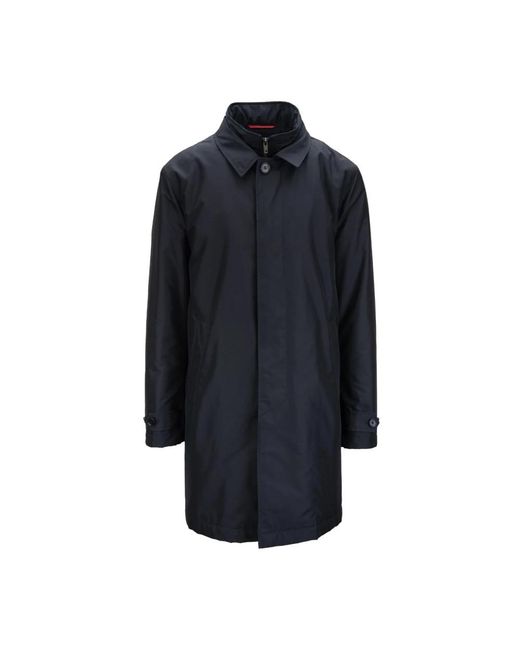 Fay Blue Single-Breasted Coats for men