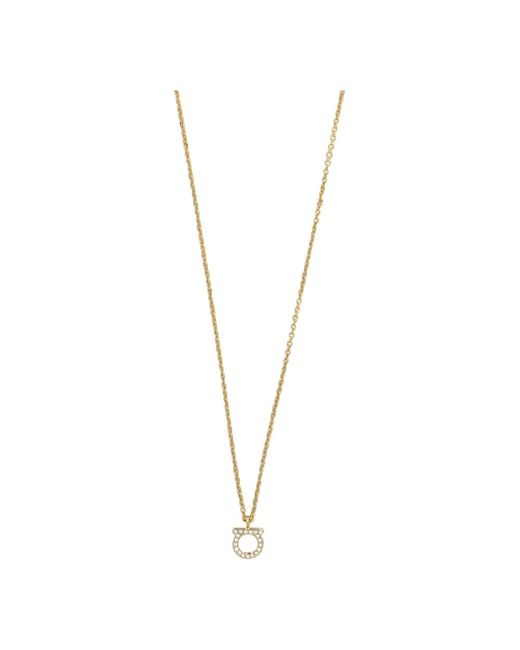 Necklaces Ferragamo de color Metallic
