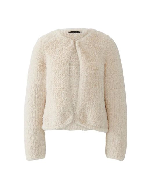 Ouí Nepbont & Shearling Jassen in het Natural