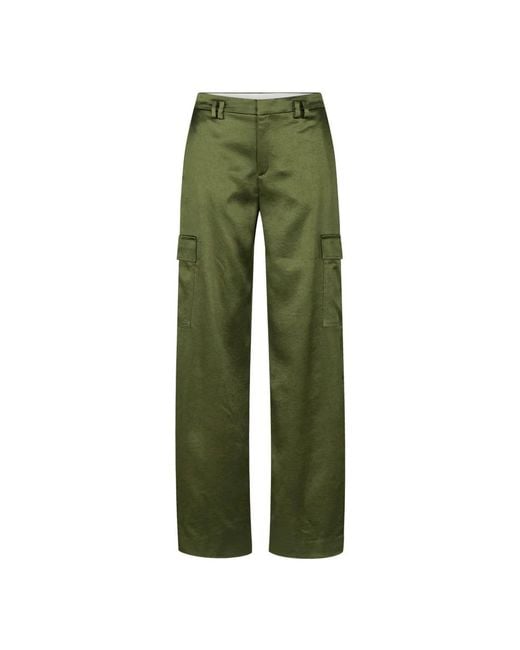 Drykorn Green Straight Trousers