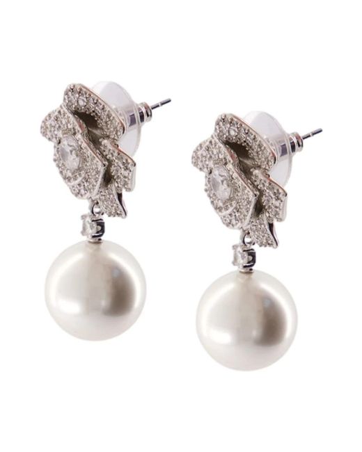 Self-Portrait Metallic Earrings
