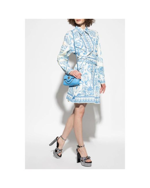 Shirt Dresses Versace en coloris Blue