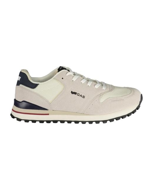 Gas White Sneakers for men