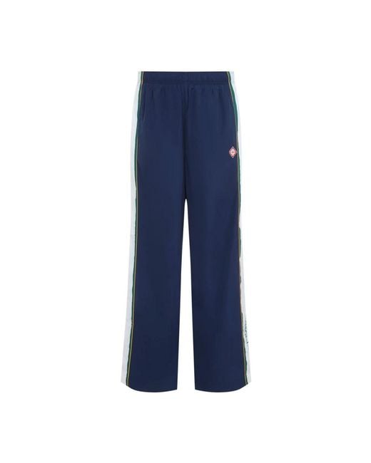 Casablanca Blue Wide Trousers for men