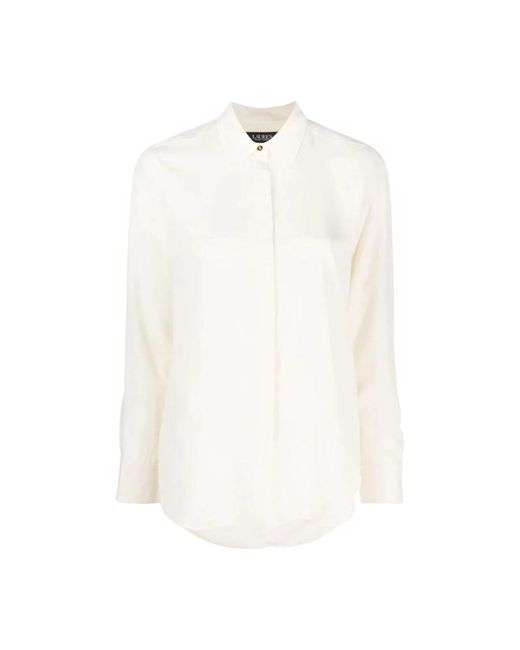 Long sleeve tops di Ralph Lauren in White