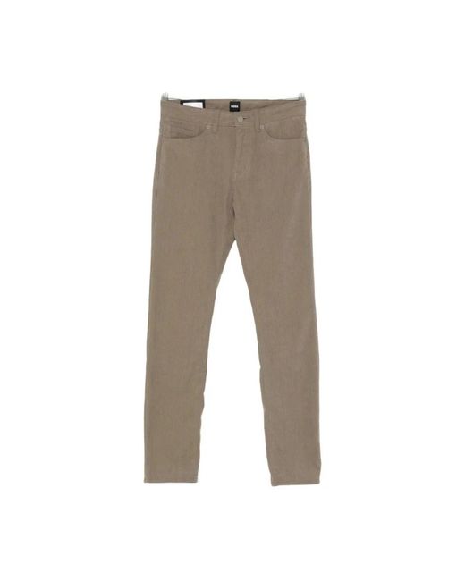 HUGO Broeken ,Polyamide Broek in het Gray voor heren