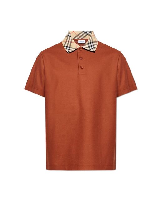 Burberry Polo Hemden in het Orange voor heren