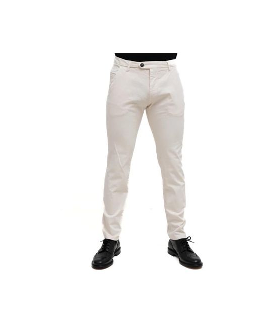 Roy Rogers Gray Slim-Fit Trousers for men
