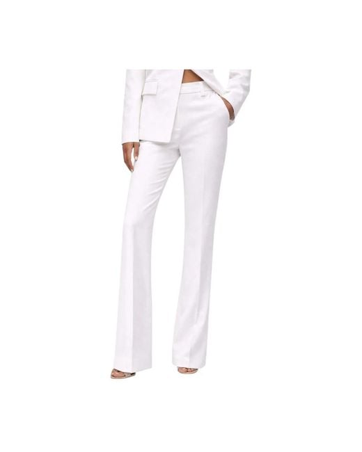 Liu Jo White Wide Trousers