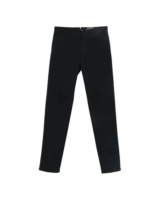 Incotex Broeken ,Blauw ,Katoen Pantalone in het Black voor heren
