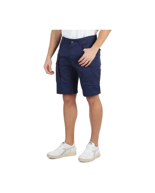 Replay Blue Casual Shorts for men